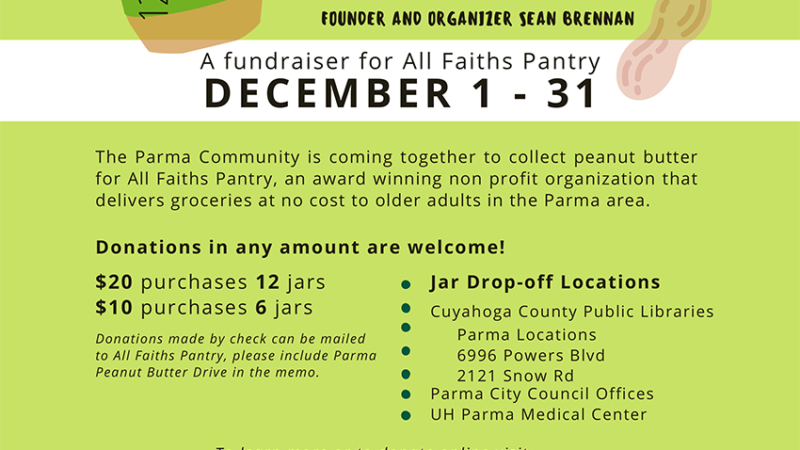12th Annual Parma Peanut Butter Drive