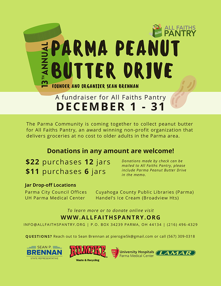 13th Annual Parma Peanut Butter Drive